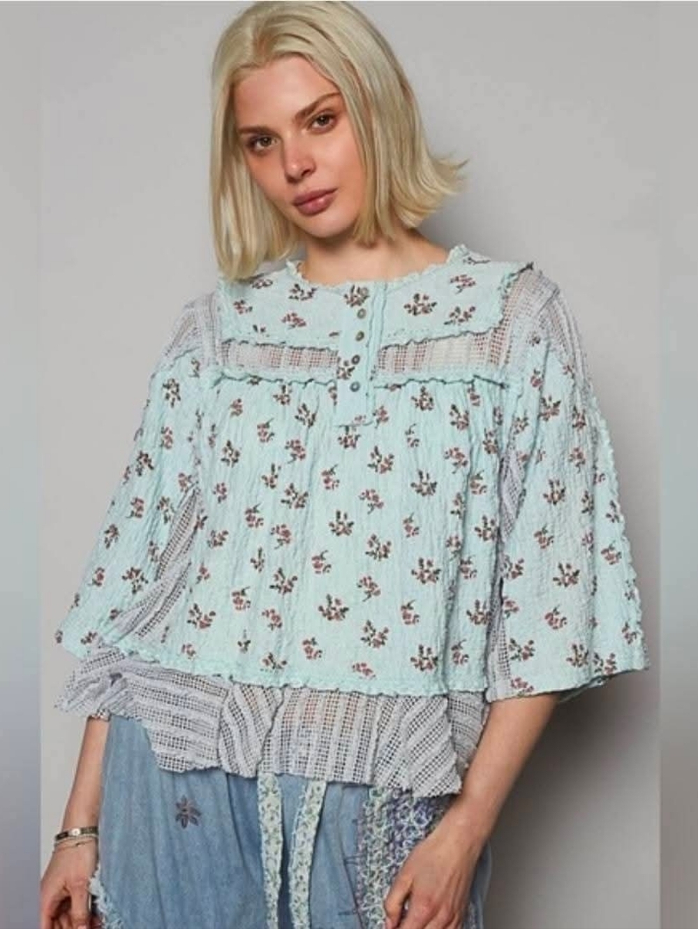 BRAND NEW POL Floral TOP SIZE SMALL